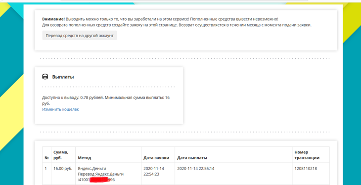 Картинка сайта по заработку на капче, варианты вывода заработанного дохода.