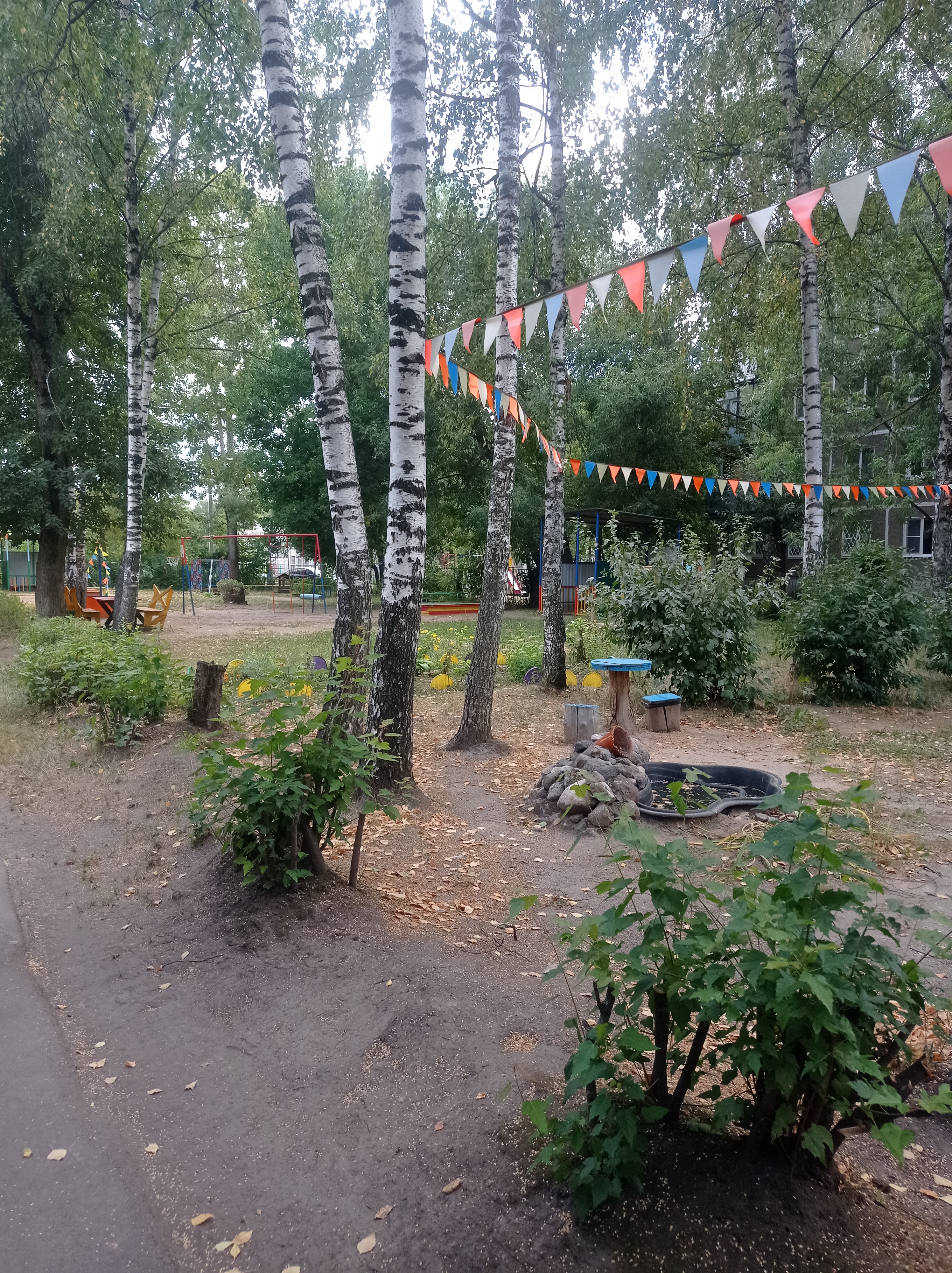 Участок детского сада "Солнышко" на проспекте Строителей.